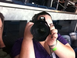 Trisha Lyn Fawver with Camera