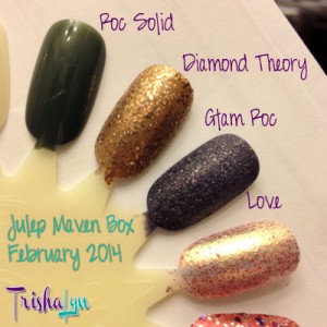 Julep Maven Box February 2014 Swatches