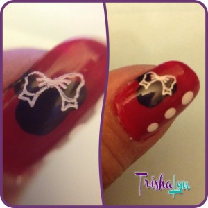 Versatile Disney Manicure - with Minnie Versatile Disney Manicure - with Minnie