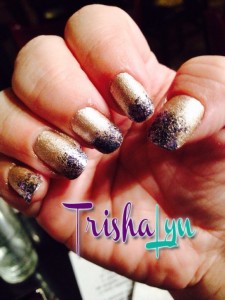 33rd Birthday Manicure - Sally Hansen Go Gold Satin Glam with Julep Rosa tips 33rd Birthday Manicure - Sally Hansen Go Gold Satin Glam with Julep Rosa tips