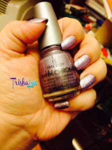 China Glaze Crinkled Chrome in Crush, Crush Baby Manicure