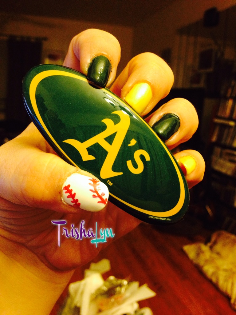 Oakland Athletics Manicure 2014 Edition