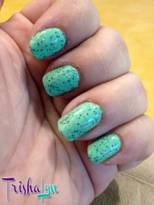 Mint Chocolate Chip manicure with Julep Felicia