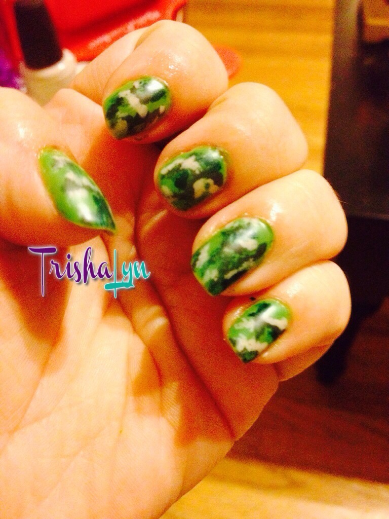 Memorial Day Camo Manicure