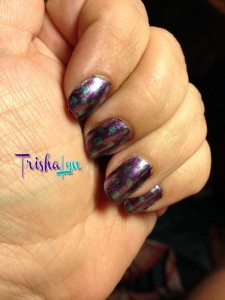Sally Hansen ColorFoil in Purple Alloy with Minted Metal Polka Dots