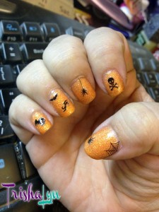 Zoya Pixie Dust Beatrix with Halloween Stickers