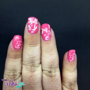 Hoppy Easter Manicure w/ Wet 'N Wild MegaLast Salon Nail Color in Candy-licious