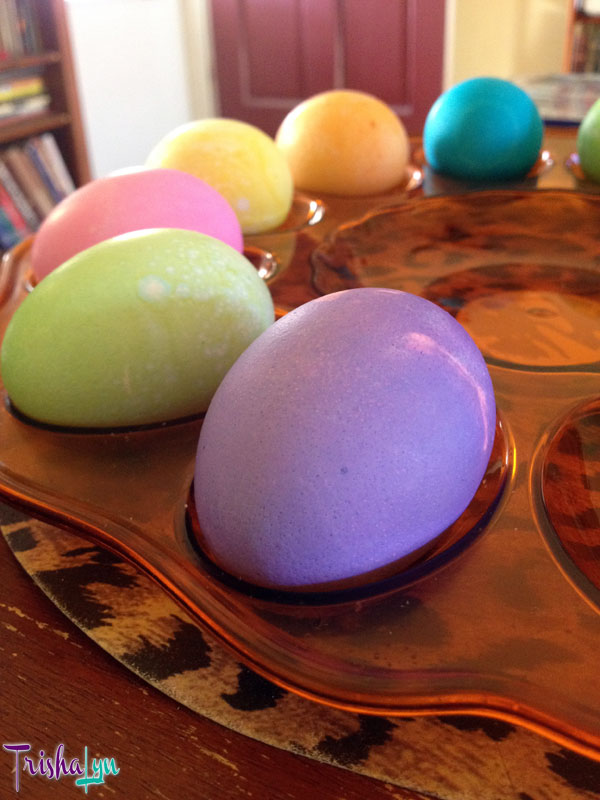 Dyed Easter Eggs 2014