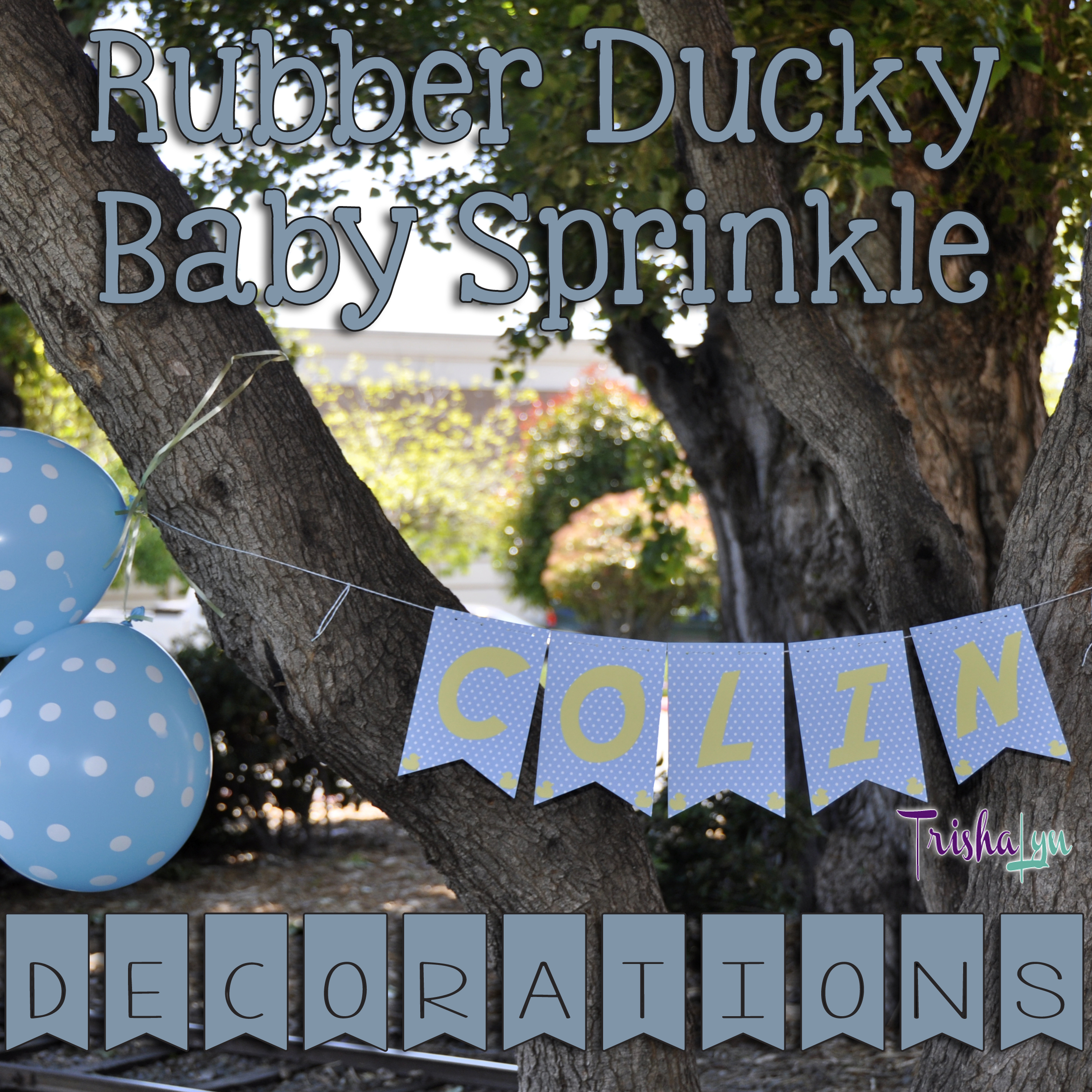 Rubber Ducky Baby Shower: The Decorations