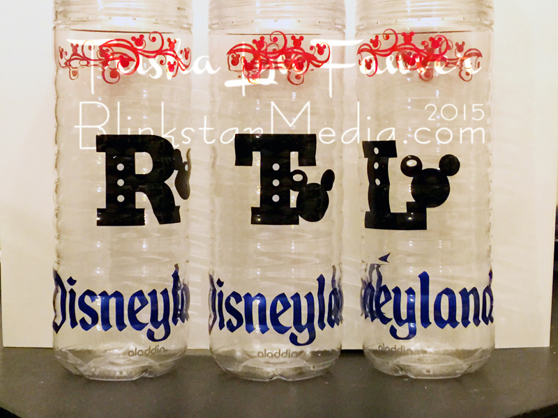 DIY Disneyland Water Bottles