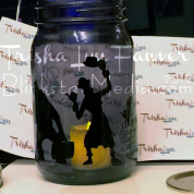 Hitchhiking Ghosts Mason Jar Luminary